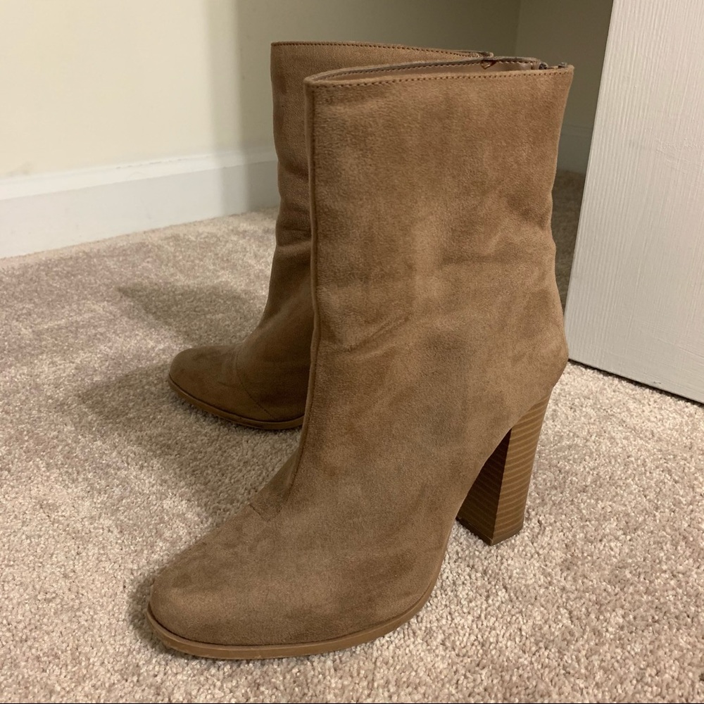 Brown Suede Boutique Booties